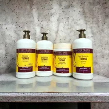 Kit 1 Shamp 1 Silicone 1 Condicionad 1 Banho Creme Tutano 1l Foto mini 4