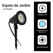 Kit 10 AAA Top Espeto Jardim Espeto de Jardim 7W Cor Da Luz Blanco frÃo Foto mini 3