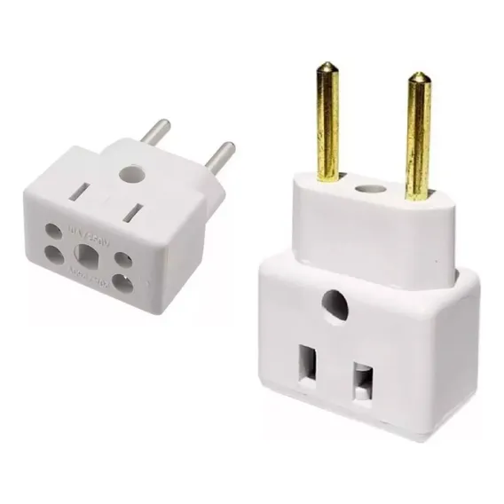 Kit 10 Adaptador Benjamin Tomada 3 Pinos P/ 2 10 / 20 Amper Foto 1