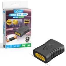 Kit 10 Adaptador Hdmi Femea X Femea Emenda Extensor Conector Lumi Foto mini 1
