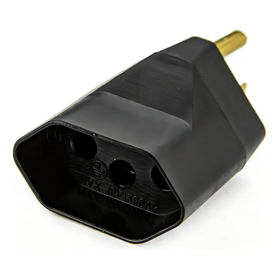 Kit 10 Adaptador Para Tomada Padrão Antigo Foto 1