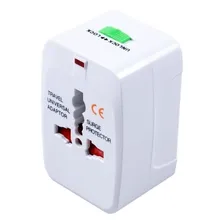 Kit 10 Adaptador Universal Tomada P/ Viagem Internacional Foto mini 3