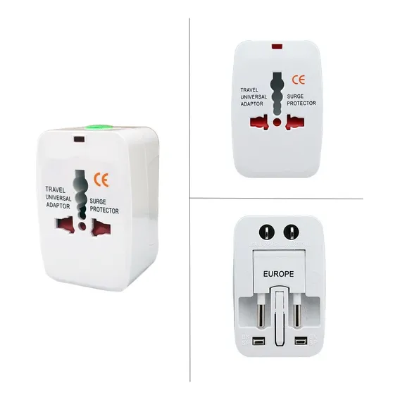Kit 10 Adaptador Universal Tomada P/ Viagem Internacional Foto 1