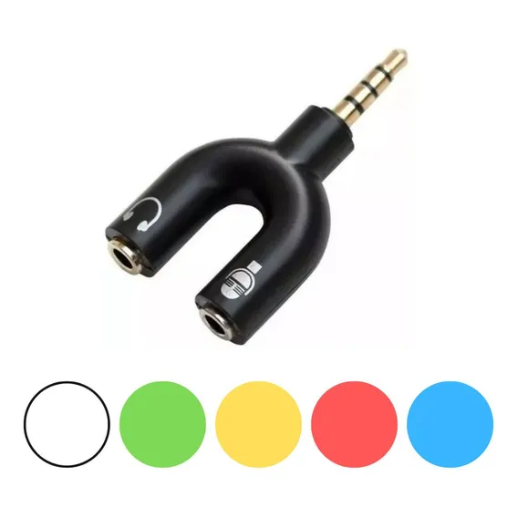 Kit 10 Adaptadores P3 P2 Fone E Microfone Headset Console Foto 1