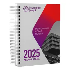 Kit 10 Agenda Corporativas Personalizada Com Logo Empresas Ano 2025 Capa Agenda 2025 Empresas Agenda 2025 Personalizada Foto  mini 1