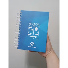 Kit 10 Agendas 2025 Personalizadas Com Sua Logo Capa Capa Dura Personalizada Foto mini 2