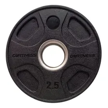 Kit 10 Anilhas Elite Emborrachada 4 Grips 2,5kg Foto mini 2