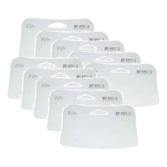 Kit 10 Aplicador Espátula Celuloide Silicone Massa Tigre Foto 1