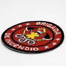 Kit 10 Apliques Brigada De Incêndio 8cm Bordado Termocolante Foto mini  2
