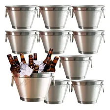 Kit 10 Balde De Gelo E Cerveja De 9 Litros De Aluminio Foto mini 3