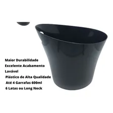 Kit 10 Baldes De Gelo 4l Para Cerveja Champanhe Vinho Cor Preto Pp Foto mini 3