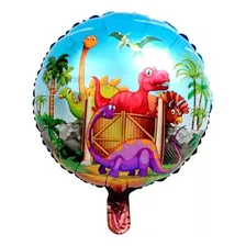 Kit 10 Balões Metalizados Dinossauro Unicórnio Sereia 10cm Foto mini 3
