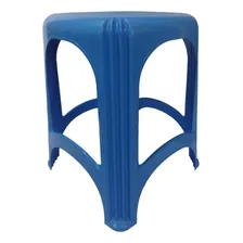 Kit 10 Banqueta Plás. Reforçada Cap. 120 Kg Azul - Gibafer Foto mini 2