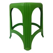 Kit 10 Banqueta Plástica Reforçada Cap. 120 Kg Verde Cor Sem-informacao Foto mini 2