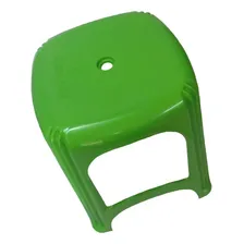 Kit 10 Banqueta Plástica Reforçada Cap. 120 Kg Verde Cor Sem-informacao Foto mini 3