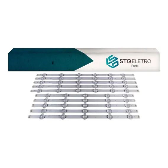 Kit 10 Barras De Led 55lb5600 55lb6200 55lb6500 55lf5600 Foto 1