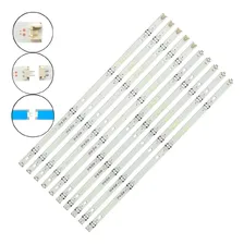 Kit 10 Barras Led 55lj5500 55lj5550 55uj6300 Aluminio Foto mini 1