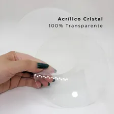 Kit 10 Base Redonda Acrílico Transparente 14cm Para Biscuit Foto mini 4