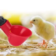 Kit 10 Bebedouro Automático Copinho Copo Bebedor Aves Frango Pintinho Aviario Ivendi Foto mini 4