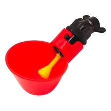 Kit 10 Bebedouro Automático Copinho Copo Bebedor Aves Frango Pintinho Aviario Ivendi Foto mini 1