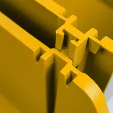 Kit 10 Bin Organizador Gaveteiro Caixa Número 5 Encaixáveis Cor Amarelo Foto mini 2