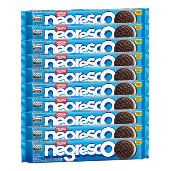 Kit 10 Biscoitos Recheados Crocantes E Saborosos Foto 1