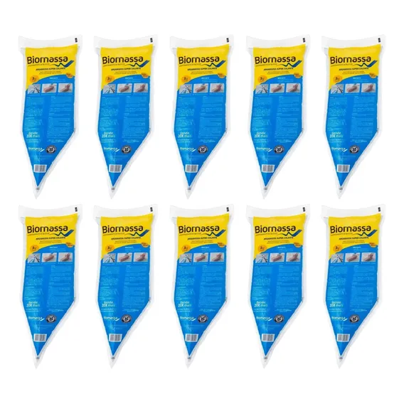 Kit 10 Bisnaga Argamassa Polimerica - 3kg - Biomassa Foto 1