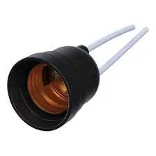 Kit 10 Bocal Soquete Receptáculo E-27 Rabicho Cabo Reforçado Foto mini 1