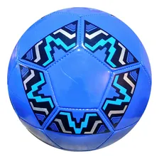 Kit 10 Bolas De Jogar Futebol Costurada Azul Foto mini 1