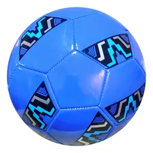 Kit 10 Bolas De Jogar Futebol Costurada Azul Foto mini 2
