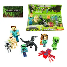 Kit 10 Bonecos Minecraft Foto mini 4