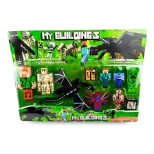 Kit 10 Bonecos Minecraft Foto mini 1