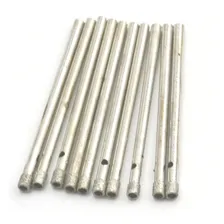 Kit 10 Brocas Diamantada 4mm Serra Copo Vidro Ceramica Foto mini 4
