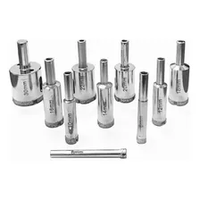 Kit 10 Brocas Diamantadas Serra Copo Vidro Mármore Cerâmicas Foto mini 2