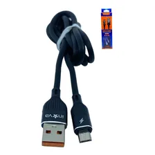 Kit 10 Cabo Dados Carga Usb Inova V8 1m Rapido Atacado Cor Preto Foto  mini 1