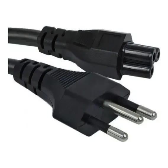 Kit 10 Cabo De Energia Mickey Tripolar P/ Notebook E Laptop Cor Preto Foto 1