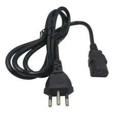 Kit 10 Cabo Força Energia Pc Atx Tripolar Monitor Cpu Ac Foto mini 4