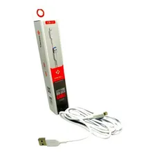 Kit 10 Cabo Usb C Type C Turbo Zenfone Huawei S8 Moto Z 1m Cor Branco Foto mini 3