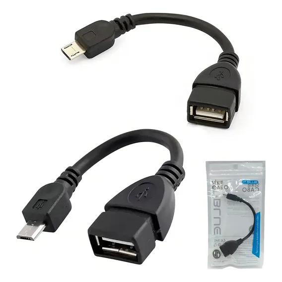 Kit 10 Cabos Adaptador Otg Micro-usb V8 Foto 1