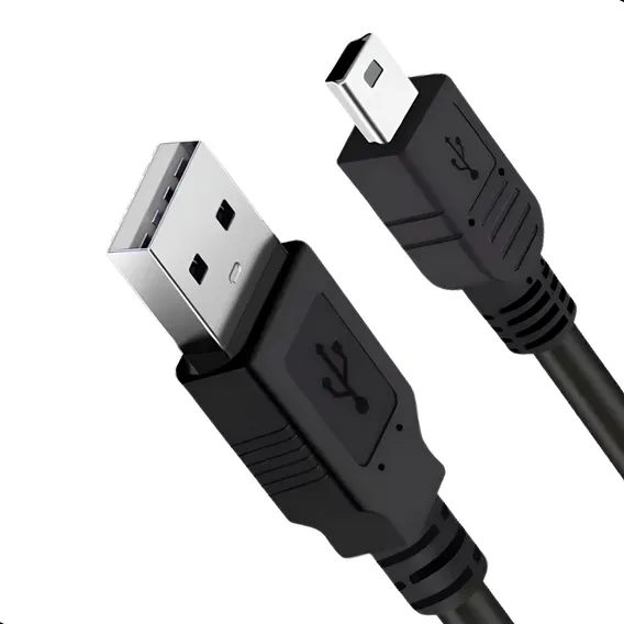 Kit 10 Cabos Carregador Mini Usb V3 50cm Gps Atacado Foto 1