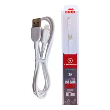 Kit 10 Cabos Para iPhone Lightning Usb Turbo Atacado Cor Branco Foto mini  2