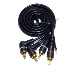 Kit 10 Cabos Rca 5 Metros Plug Banhado A Ouro Foto mini 2