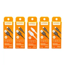 Kit 10 Cabos Usb Celular V8 Android Kaidi Foto mini 1