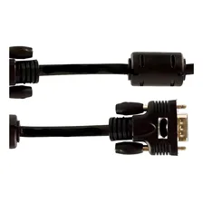 Kit 10 Cabos Vga Blindado Com Ferrite Para Monitor 15mts Foto mini 2