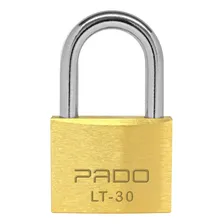 Kit 10 Cadeado Latao Pado Com Chave Lt 30mm Cor Dourado Foto mini 4