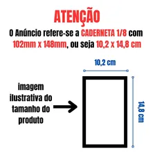 Kit 10 Caderneta Pequena Anotações 1/8 Lunix 96 Fls Tilibra Foto mini 2