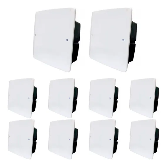Kit 10 Caixa De Passagem 15x15 Elétrica Branca Embutir Ilumi Cor Branco Foto 1