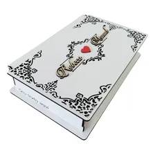Kit 10 Caixas 27x17x5 Casamento Convite Padrinhos Mdf Cor Branco Foto mini  3