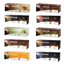 Kit 10 Caixas Cápsulas Compatíveis Nespresso Aromatizados Foto  mini 1