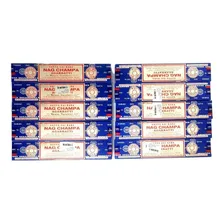 Kit 10 Caixas De Incenso Nag Champa Satya Sai Baba Agarbatti Combo Índia Atacado Foto  mini 1